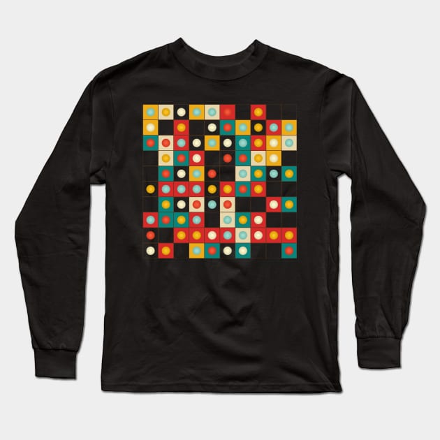 Colors on black Long Sleeve T-Shirt by Gaspar Avila